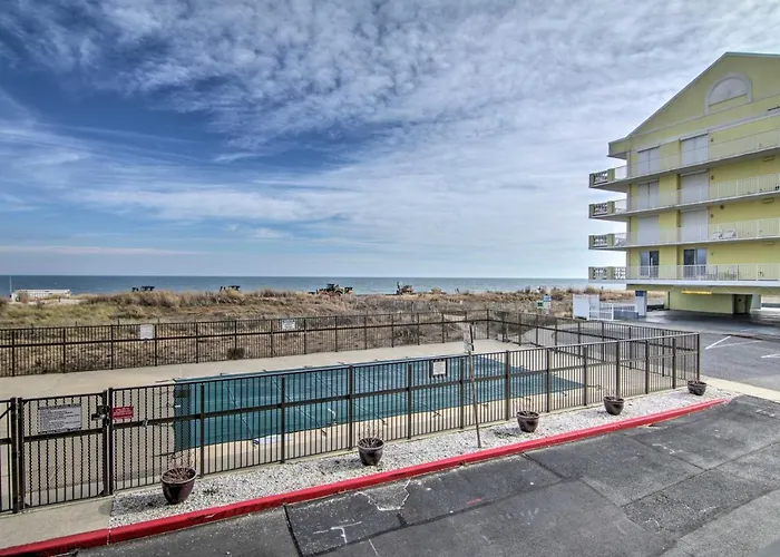 Steps To Sand: Near Ocean Boardwalk